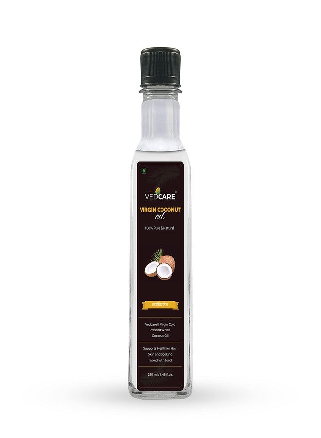 Vedcare Extra Virgin Coconut Oil - Cold Pressed, for Hair, Skin & Cooking (250ml) - Image 1