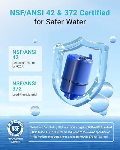 AquaCrest عبوة 2 من فلتر الصنبور البديل لجميع فلاتر PUR®Plus، استبدال فلتر PUR®، استبدال فلتر Pur® RF-9999®، معتمد من NSF 42، عمر طويل يصل إلى 600 جالون، AQUA CREST - Image 2