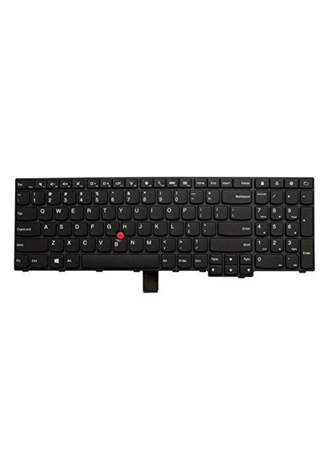 SUNMALL استبدال لوحة مفاتيح اللابتوب مع إطار متوافق مع لابتوب لينوفو ثينك باد E550 E550C E555 E560 E565 لون أسود تخطيط أمريكي (ضمان 6 أشهر) - Image 3