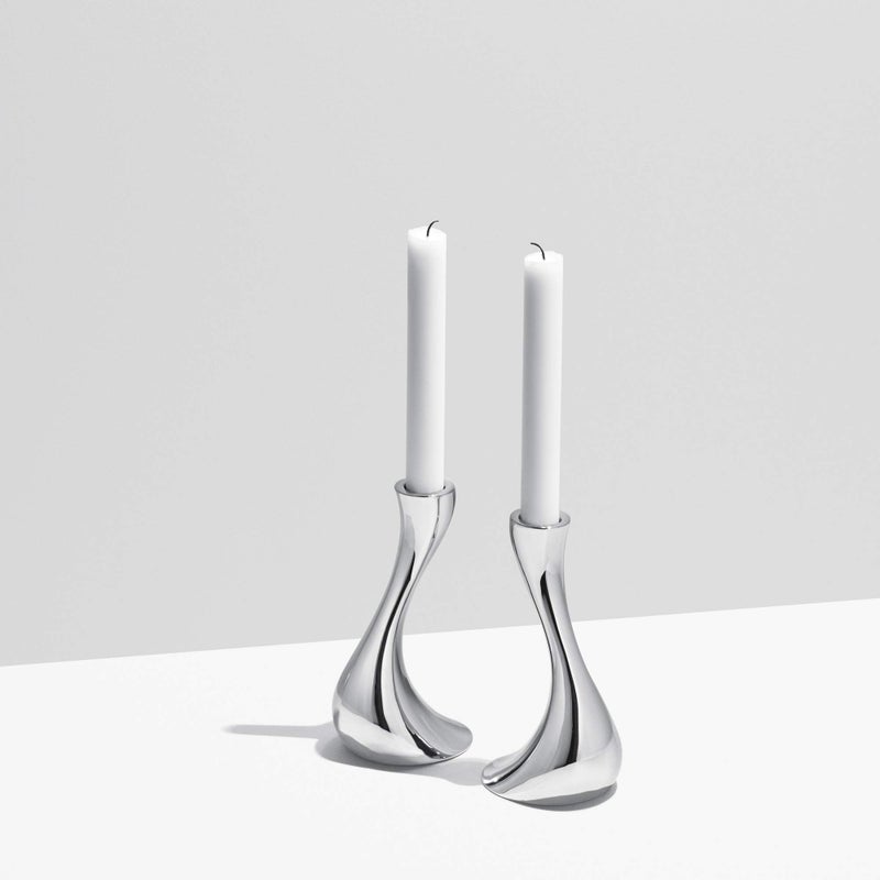 جورج جينسين Georg Jensen Cobra Small Candle Stere من 2  - Image 3