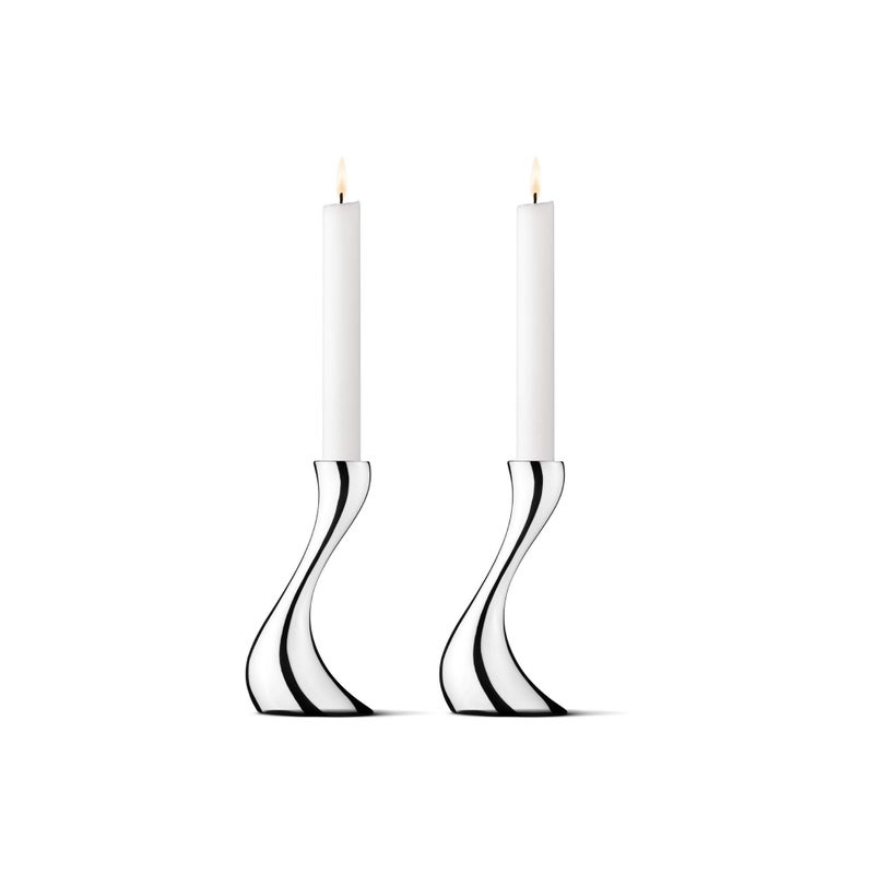جورج جينسين Georg Jensen Cobra Small Candle Stere من 2  - Image 1