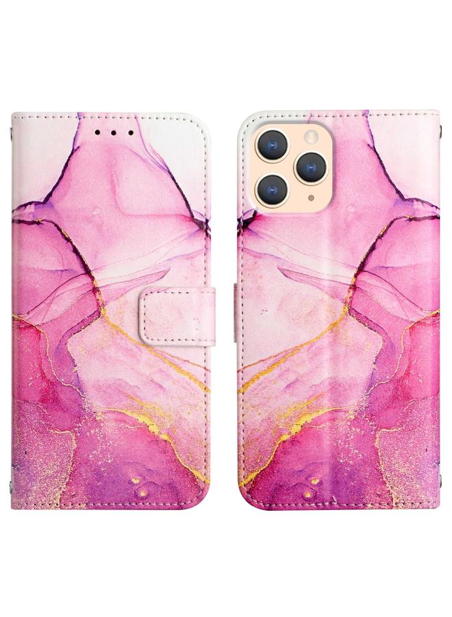 Zaboon Case For iPhone 11 Pro PT003 Marble Pattern Flip Leather Phone Case - Image 2