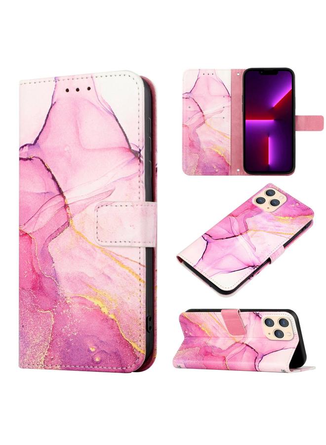 Zaboon Case For iPhone 11 Pro PT003 Marble Pattern Flip Leather Phone Case - Image 1