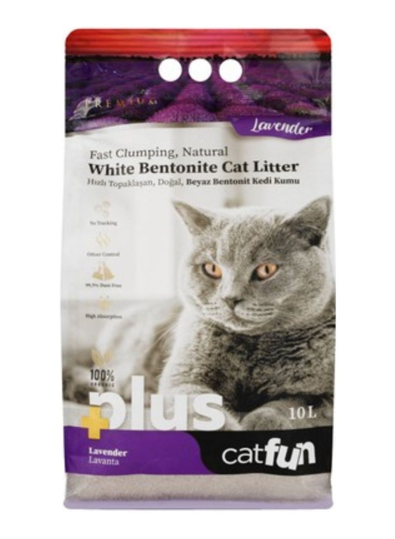 CatFun Plus Cat Litter Lavender 10 Liters from Pets Zone - Image 1