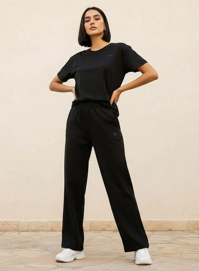 Kappa Kappa Women Elasticated Waist Wide Leg Pants