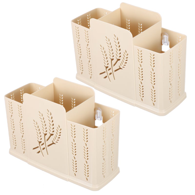 2pcs Wall-mounted Chopsticks Storage Holder Chopstick Storage Container - Image 1