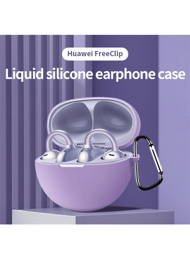 GMORO Suitable for Bluetooth headset HUAWEI Free Clip protective case silicone anti-fall waterproof case - Image 4