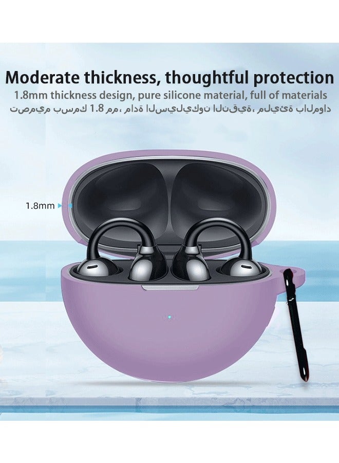 GMORO Suitable for Bluetooth headset HUAWEI Free Clip protective case silicone anti-fall waterproof case - Image 3