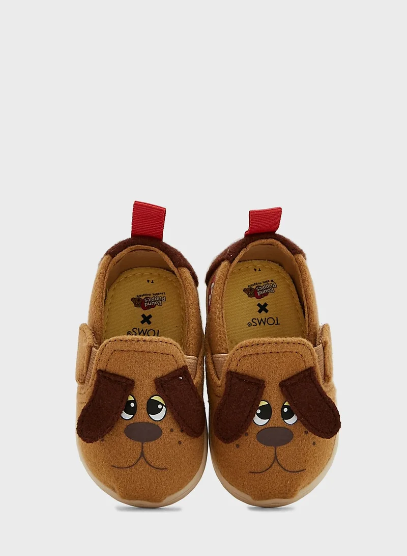 Toms  Kids Puppy Detail Slip Ons for Men | Best Price UAE