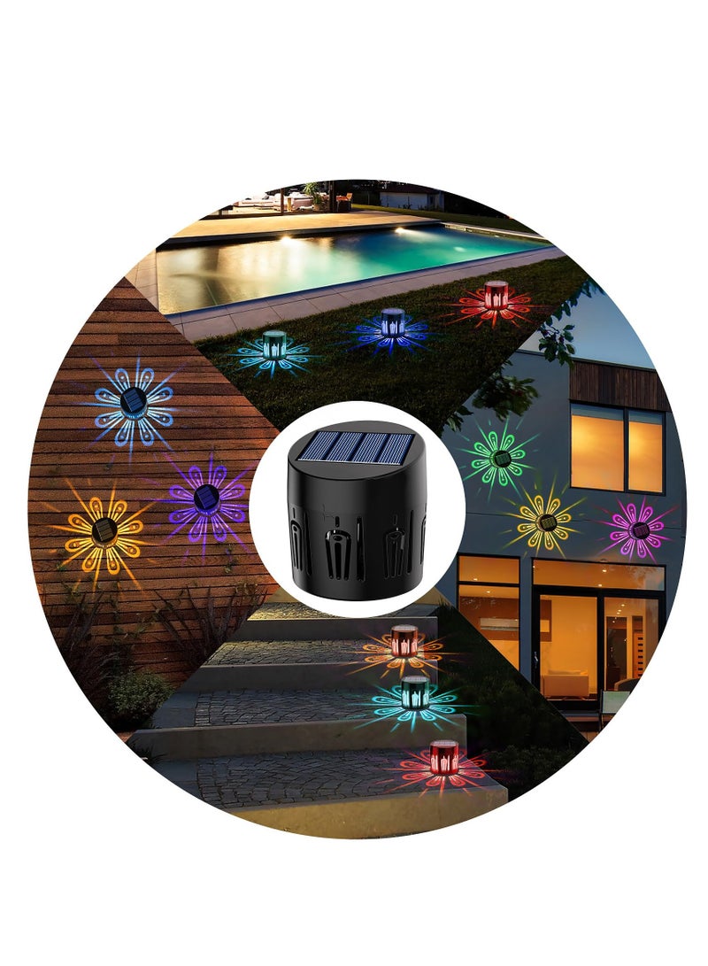 Zikra Solar Fence Lights Outdoor Waterproof, 2 Pack RGB Wall Light Color Changing Lights, Outdoor Solar Lights Deck Light with Auto On/Off, Perfect for Fence, Backyard, Patio (Fence Lights-RGB 2pc) - Image 3