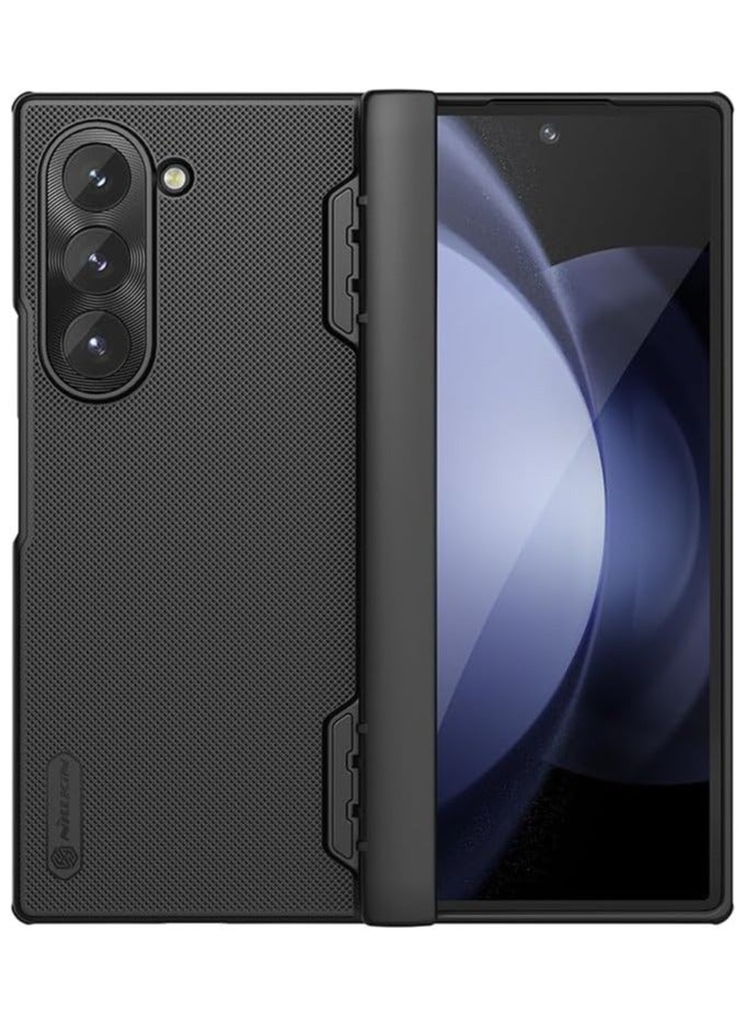Case Compatible with Samsung Galaxy Z Fold 6 5G, Frosted Shield Slim Fit Matte Hard PC Back Shell Soft TPU Frame Camera Protection Shockproof Folding Cover - Image 1
