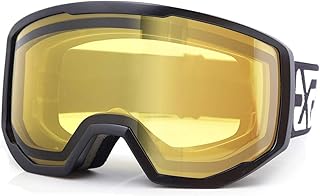 EXP VISION EXP VISION Ski Goggles Snowboard for Men Women, OTG Spherical Snow Goggles with Dual Layer Anti Fog and UV Protection - Image 1