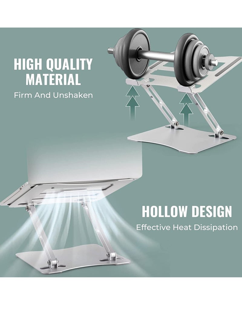 ELTRAZONE Laptop Stand，Foldable Height Lift Laptop Stand,Heat Dissipation,Ergonomic Design,Compatible with MacBook Air/Pro Dell HP XPS Lenovo Chromebook Ipad All Laptops 10-17''Laptop Stand，Foldable Height Lift Laptop Stand,Heat Dissipation,Ergonomic Design,Compatible with MacBook Air/Pro Dell HP XPS Lenovo Chromebook Ipad All Laptops 10-17'' - Image 4