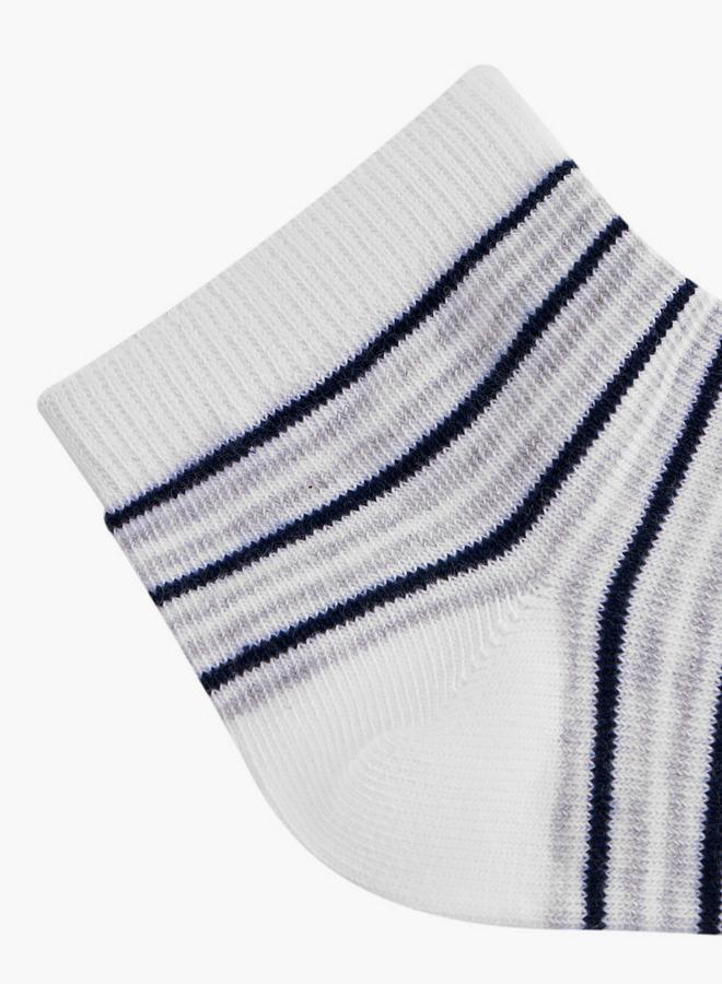 Lee Cooper Assorted Non Terry Ankle Length Socks - Set Of 5 - Image 3
