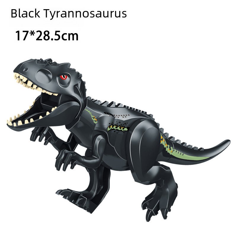 Jurassic Large Building Block Dinosaur Set Toy Educational Disassembly Animal Dinosaur Model Simulation Export Bag(Beige Tyrannosaurus Rex-large-OPP) - Image 5