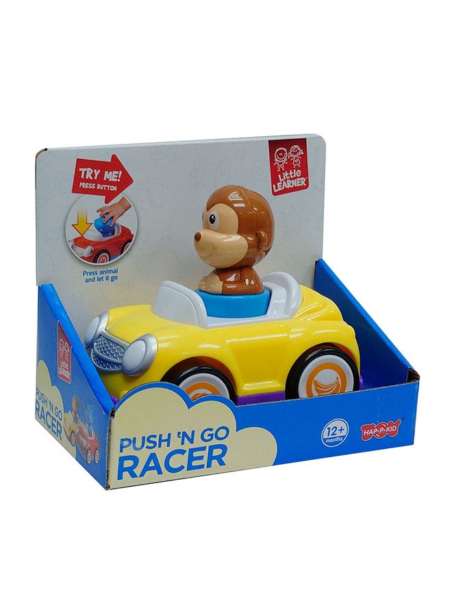 Happy Kids سيارة المتعلمين الصغار - اضغط على الحيوان لتحريكها بسرعة، تعلم السبب والنتيجة، تطوير المهارات الحركية، 12 شهرًا وما فوق - Image 2