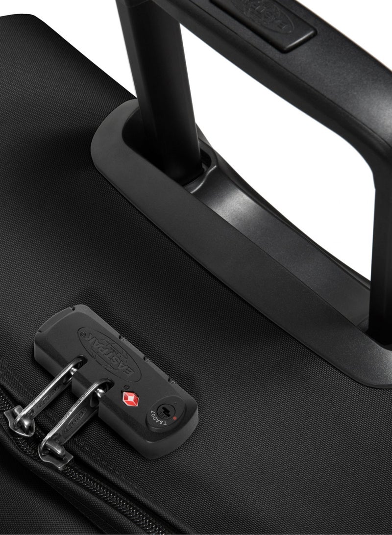 EASTPAK TRANVERZ 2-wheel travel trolley with 2 main compartments Luggage Medium Bag Black - Image 4