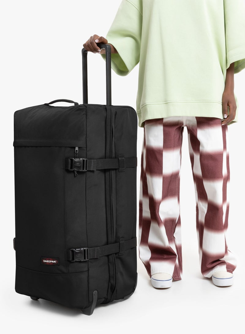 EASTPAK TRANVERZ 2-wheel travel trolley with 2 main compartments Luggage Medium Bag Black - Image 2