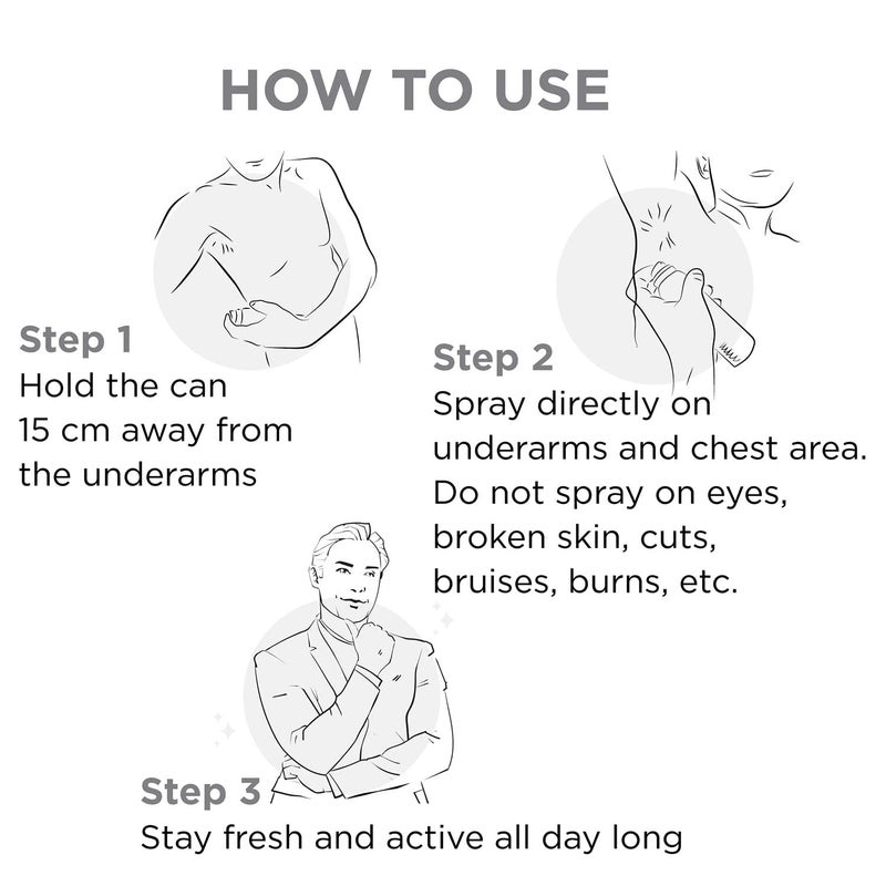 Yardley London Deodorant Spray For Men Gentleman And Gold Combo Pack 2 (150 Ml) - Image 4