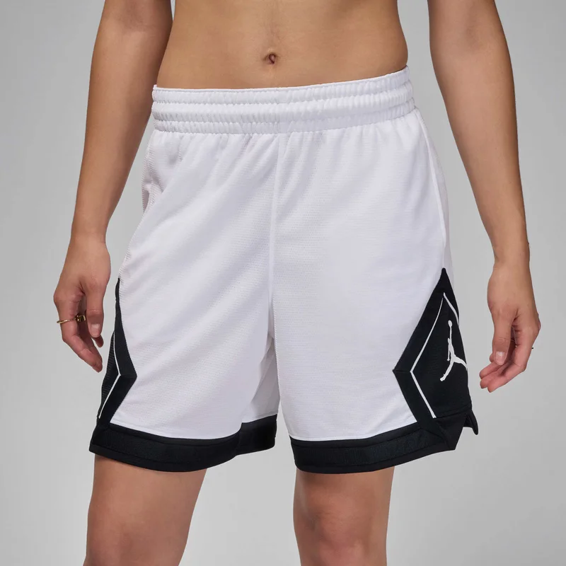Jordan White Women's Sport Diamond Dri-FIT Basketball Shorts for Women | Best Price UAE