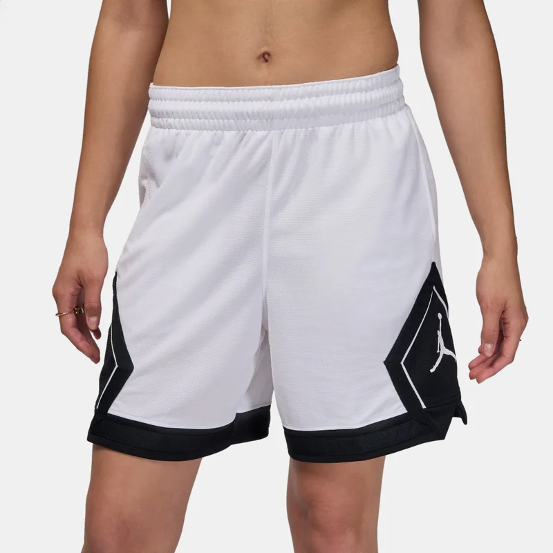Jordan White Women's Sport Diamond Dri-FIT Basketball Shorts for Women | Best Price UAE