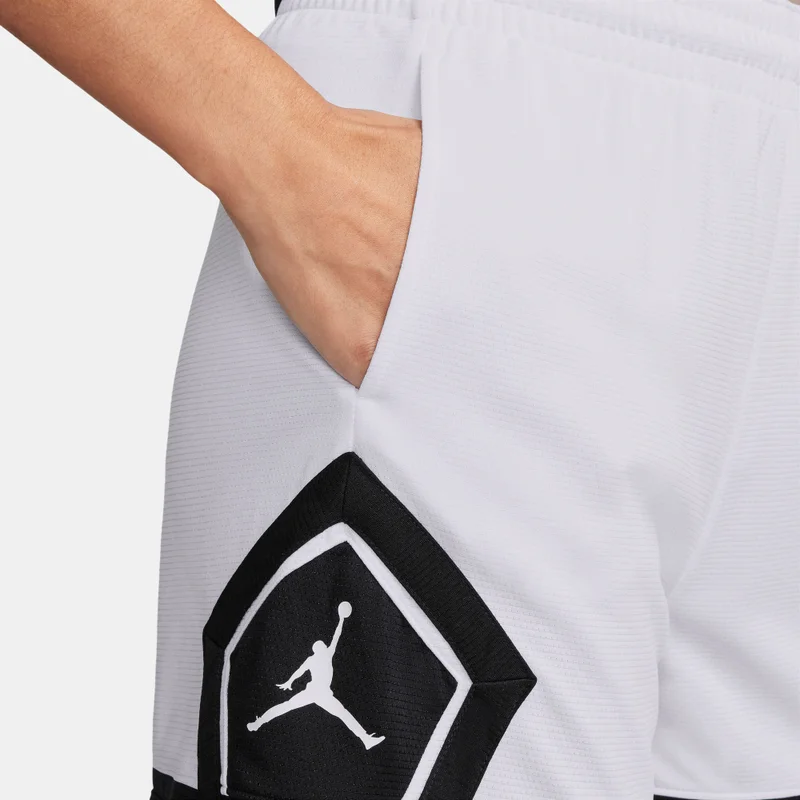 Jordan White Women's Sport Diamond Dri-FIT Basketball Shorts for Women | Best Price UAE