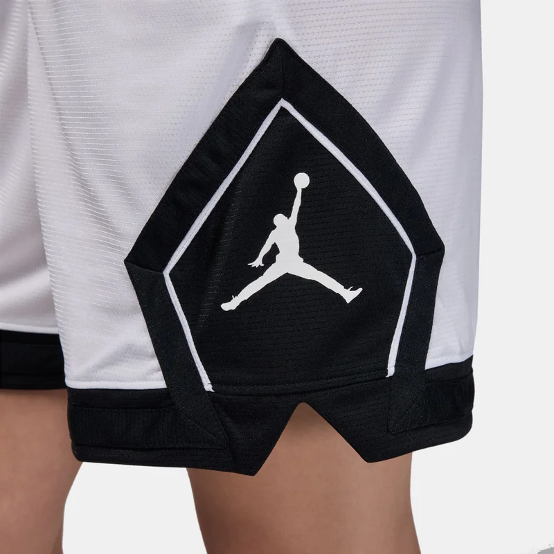 Jordan White Women's Sport Diamond Dri-FIT Basketball Shorts for Women | Best Price UAE