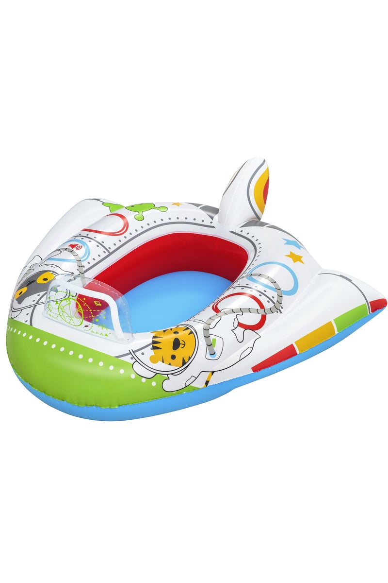 Bestway Bestway Baby Boat Fun Speakers Space Ship | Inflatable Baby Float | Baby Pool Float | Summer Water Toy | Pool & Beach Toy - Image 1