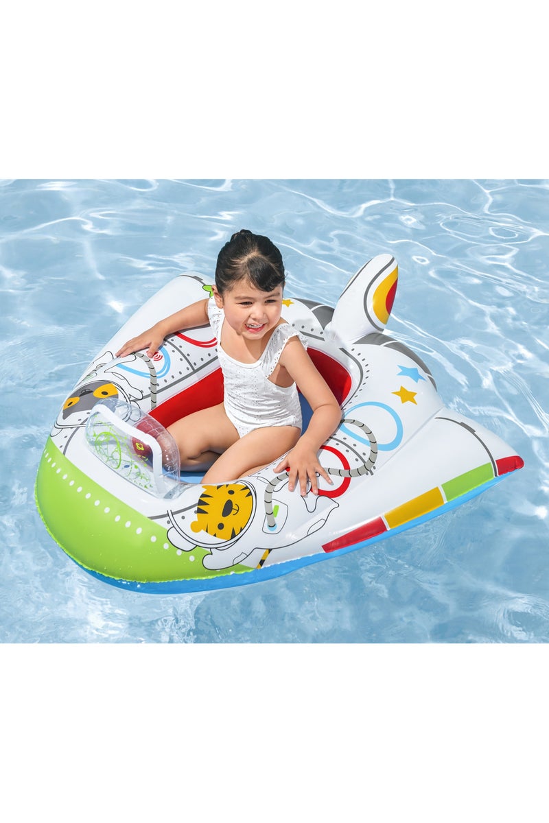 Bestway Bestway Baby Boat Fun Speakers Space Ship | Inflatable Baby Float | Baby Pool Float | Summer Water Toy | Pool & Beach Toy - Image 2