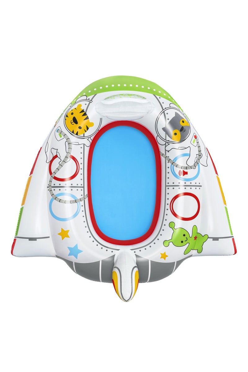 Bestway Bestway Baby Boat Fun Speakers Space Ship | Inflatable Baby Float | Baby Pool Float | Summer Water Toy | Pool & Beach Toy - Image 4