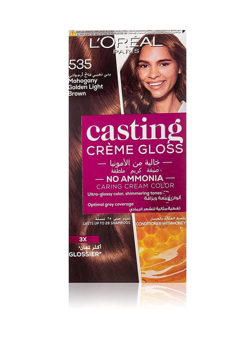 Casting creme gloss - 535 Mahogany Golden Light Brown