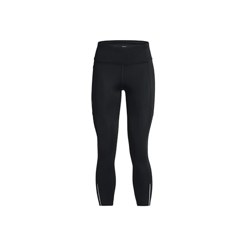 Under Armour Women's Fly Fast 3.0 Ankle Tights, Black (001)/Reflective, Large - Image 4