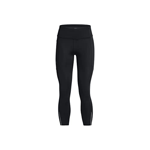 Under Armour Women's Fly Fast 3.0 Ankle Tights, Black (001)/Reflective, Large - Image 5