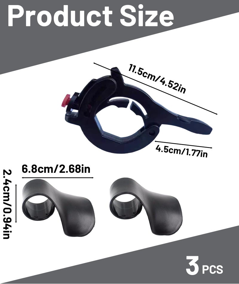 SonaBhu 3-Pcs Throttle Lock Cruise Control for Bike, Bike Cruise Control for Long Rides, Cruise Control for Motorcycles, Cycle Hand Grip for Commuting and Touring - Image 2