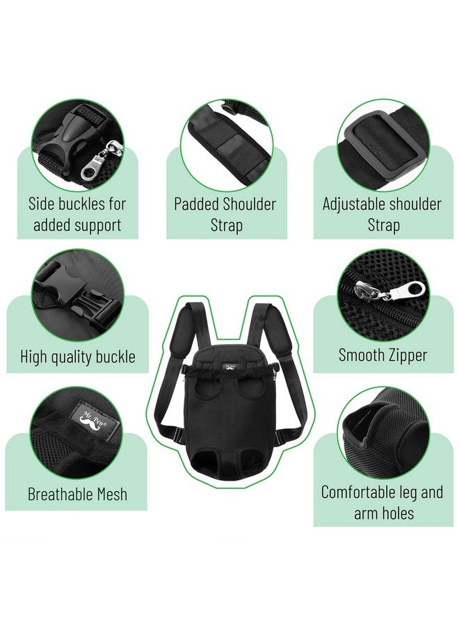 مستر. بين حقيبة ظهر لحمل الكلاب قابلة للتعديل من Mr. Pen Pet، حقيبة ظهر للسفر والمشي لمسافات طويلة، حقيبة ظهر للجراء، حامل أمامي للكلاب - Image 3