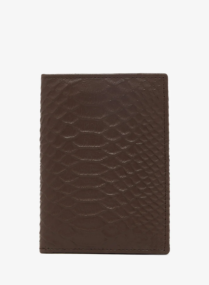Genuine leather passport holder, card holder and pen Gift Set