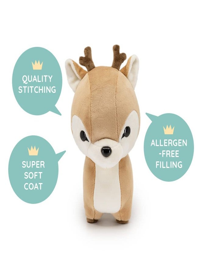 Bellzi Deer Cute Stuffed Animal Plush Toy - Adorable Soft Woodland Deer Toy Plushies and Gifts - Perfect Present for Kids, Babies, Toddlers - Deeri - Image 4