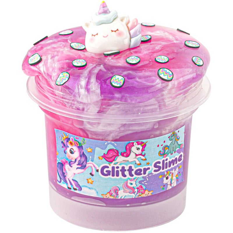 Okaybee Pink Purple Glitter Water Slime NonSticky Premade Jelly Party Favors for Kids Sensory Toys for Birthday Easter Hallowmas Christmas Girls Boys Gifts - Image 3