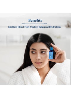 Blue Nectar Blue Nectar Plant Based Vitamin C Face Serum for Glowing Skin 100 Natural Hyaluronic Acid Serum Ayurvedic Serum for Women Men 9 Herbs 30 ml  - Image 3
