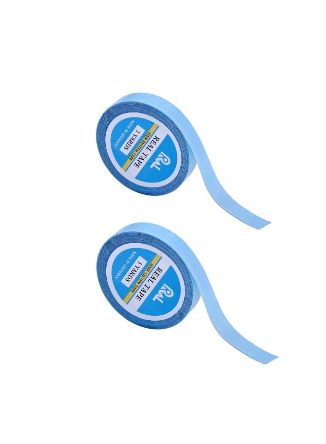 Peachjoy 2pcs Double Sided Tape Lace Front Support Tape Waterproof Tape for Wigs, Wigs, Hair Pieces, Hair Extensions - Image 1