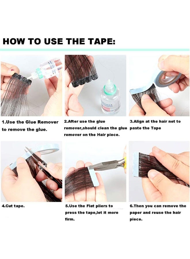 Peachjoy 2pcs Double Sided Tape Lace Front Support Tape Waterproof Tape for Wigs, Wigs, Hair Pieces, Hair Extensions - Image 3