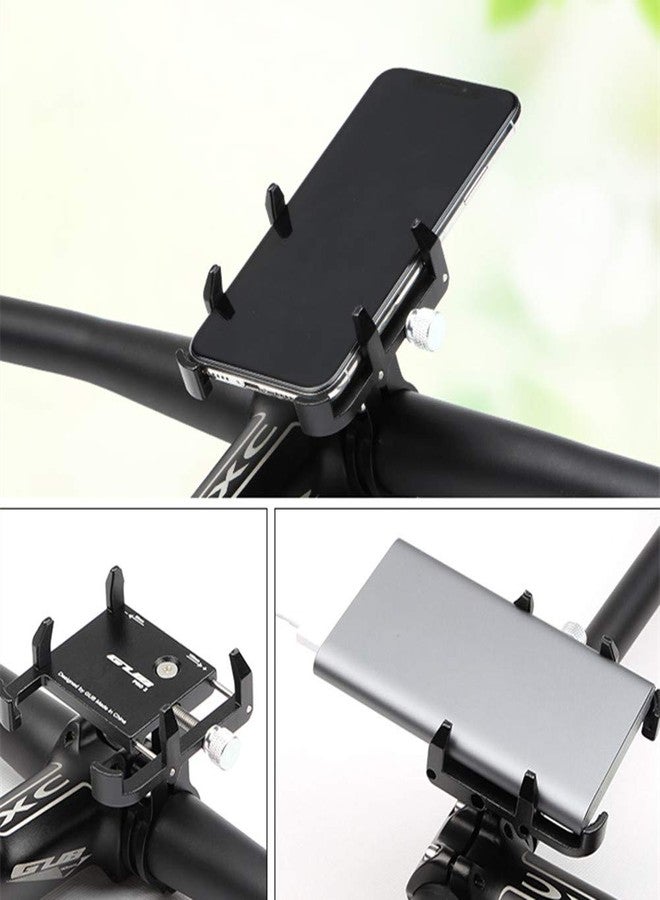 GUB Thick Case Design Bike & Motorcycle Phone Mount Handlebar Holder Adjustable Compatible with iPhone XR Xs 7s 8 Plus,Compatible with SamsungS7/S6/Note5/4,Any Cell Phones with Thick Phone (Silver) - Image 3
