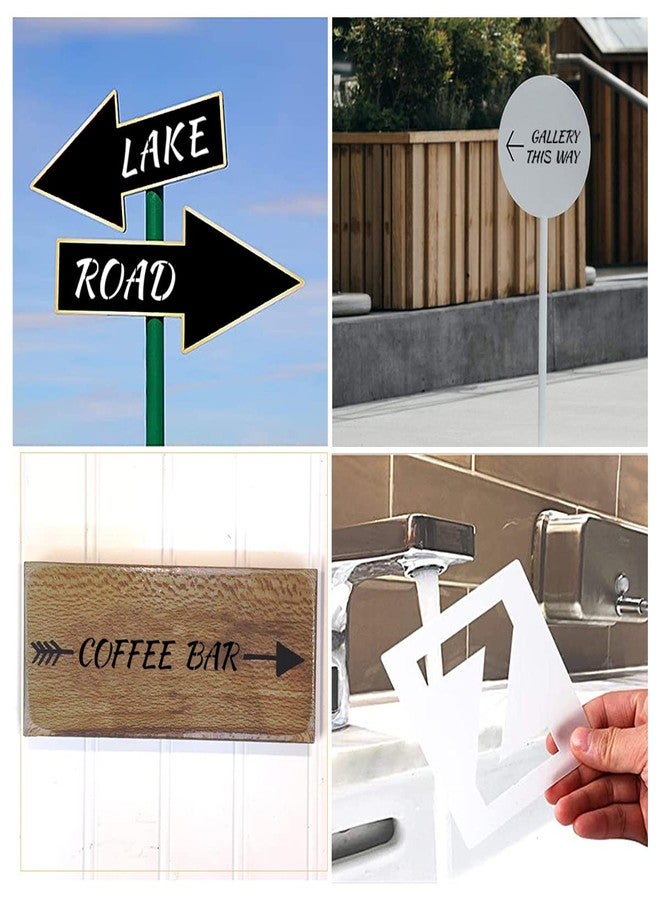 REOLAN 1.5 Inch Alphabet Letter Stencils for Painting - 70 Pack Letter and Number Stencil Templates with Signs for Painting on Wood, Reusable Numbers and Letters Stencils for Chalkboard Wood Signs & Wall Art - Image 4