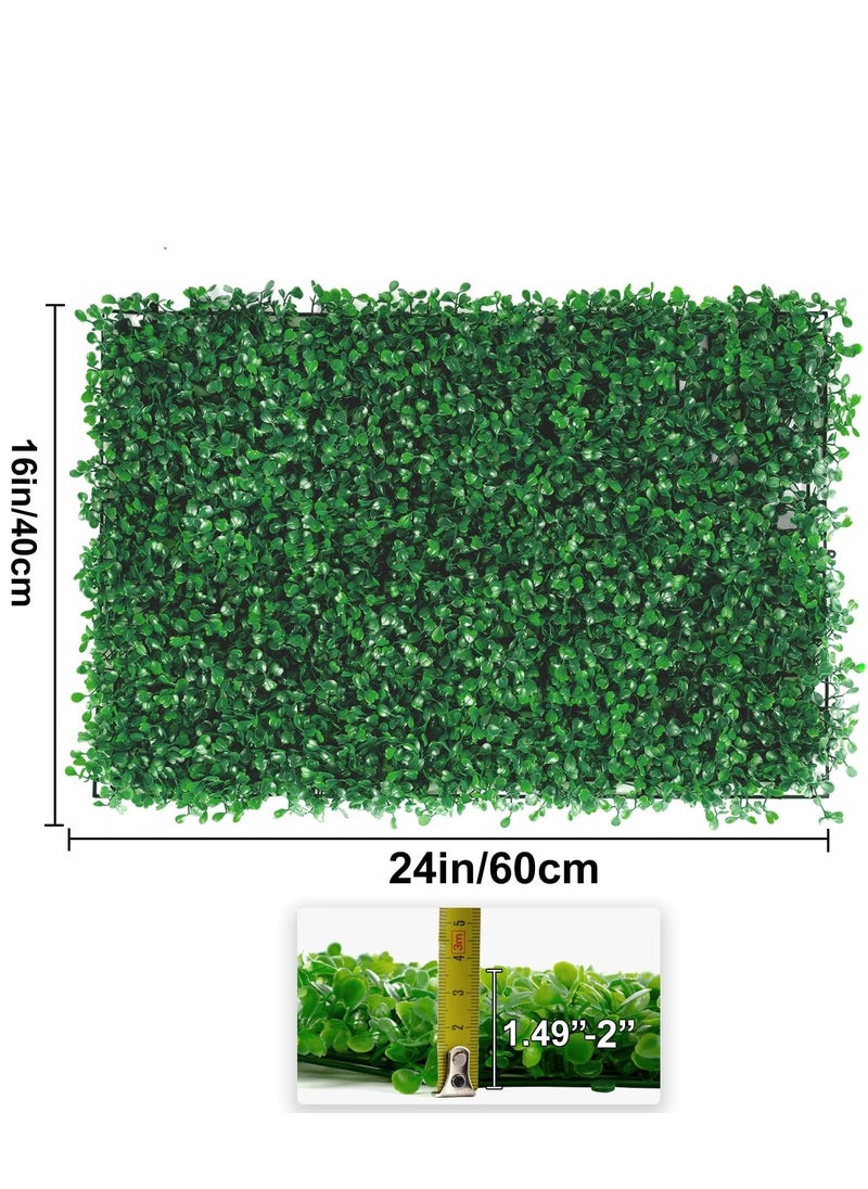 HOME TASTE Grass Wall Panels Artificial Hedge Privacy Screen with UV Protection for Indoor/Outdoor Decor  - Image 2