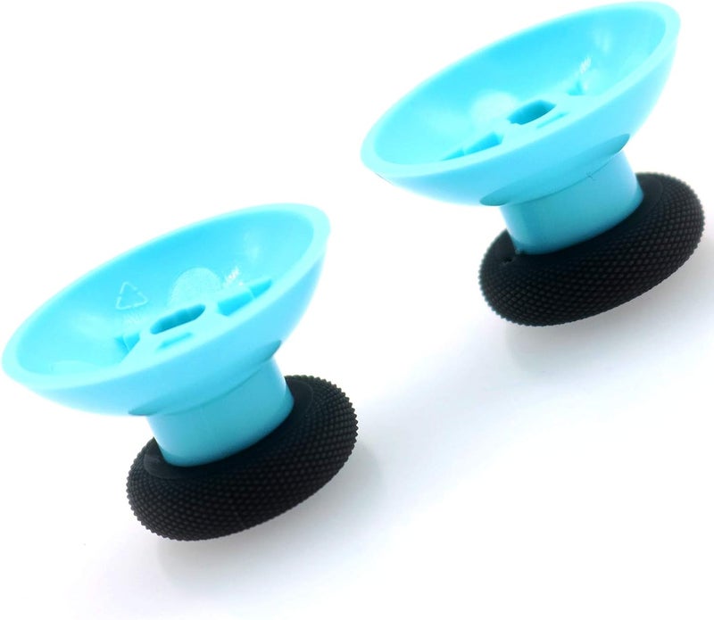 Deal4GO 2 Pack OEM Replacement Thumbsticks Concave Analog for Xbox one Controller Joystick Thumb Grips (Grey/Blue) - Image 5