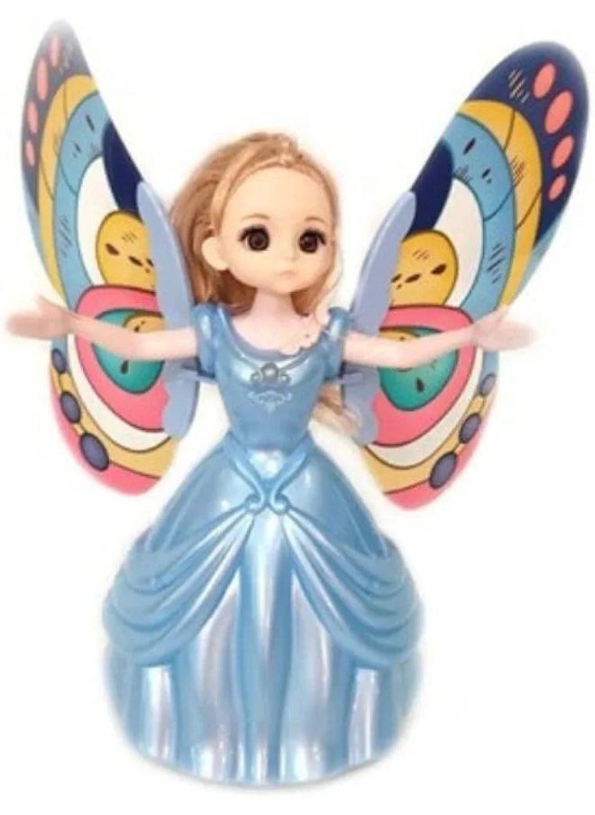 Disney FROZEN Musical Toys 360 Degree Rotating Dancing Doll Princess Girl Battery Operated Flashing Lights with Music Sound Toy  - Image 1