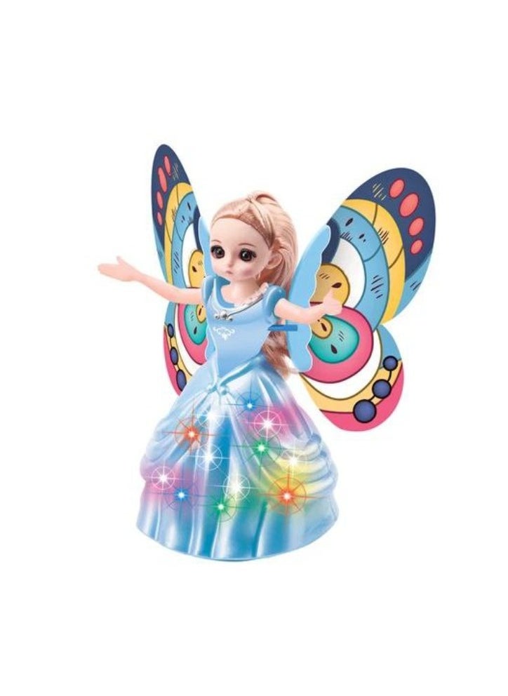Disney FROZEN Musical Toys 360 Degree Rotating Dancing Doll Princess Girl Battery Operated Flashing Lights with Music Sound Toy  - Image 2
