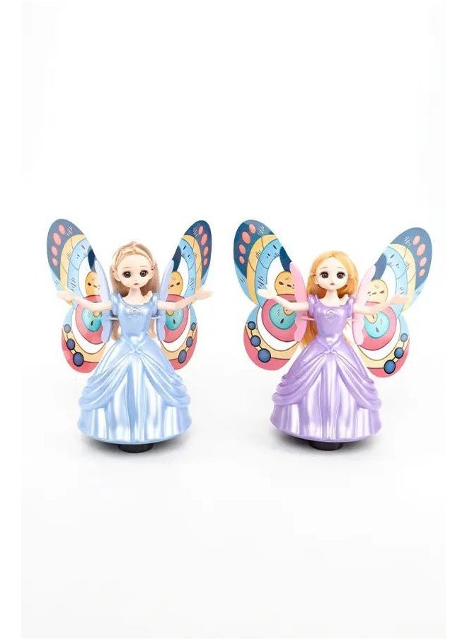 Disney FROZEN Musical Toys 360 Degree Rotating Dancing Doll Princess Girl Battery Operated Flashing Lights with Music Sound Toy  - Image 3