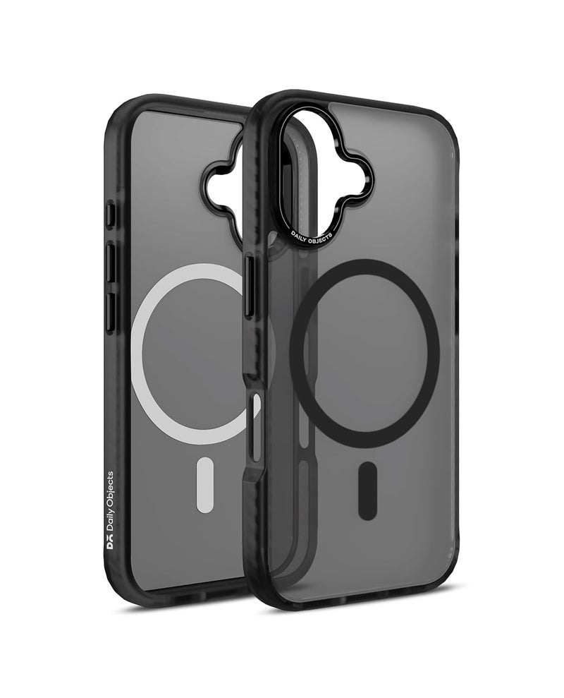 Daily Objects غطاء خلفي واقي مغناطيسي من بولي كربونات نيمبوس متوافق مع آيفون 16|حماية الكاميرا والجسم|مضاد للصدمات ومقاوم للخدوش|قصات دقيقة وتصميم عصري|شحن لاسلكي أبيض - Image 3