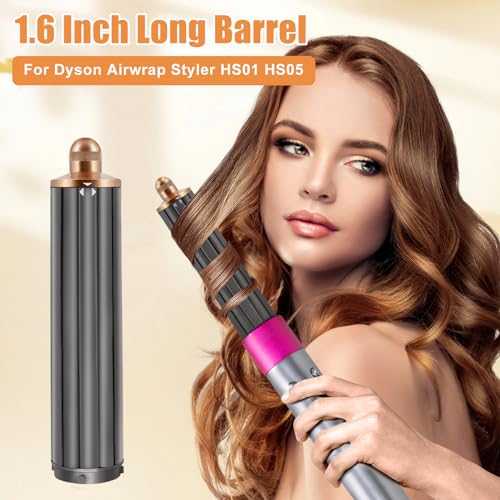 Odashen أسطوانات تجعيد الشعر الطويلة 40 مم / 1.6 بوصة لجهاز Airwrap HS05 HS01 أجزاء ملحقات، أداة تصفيف الشعر ذاتية التجعيد، - Image 4